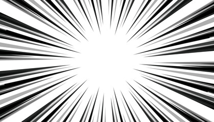 Fototapeta premium Abstract halftone manga comic zoom background