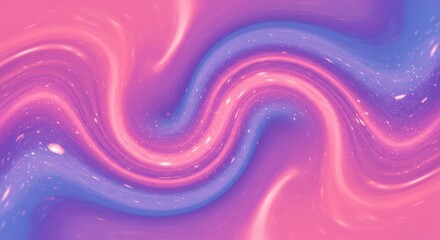 Abstract Swirling Galaxy Background Purple Pink Hues Cosmic Nebula Design
