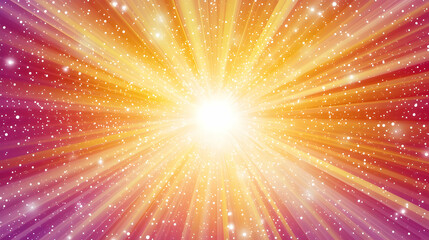 Radiant Light Burst Background