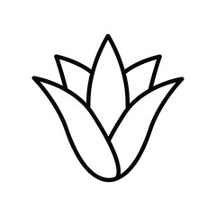 agave icon vector symbol illustration logo