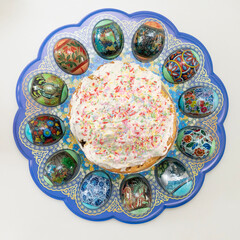 Gâteau de Pâque orthodoxe (koulitch ou paska)
