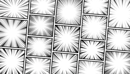 comic book page panel black and white background