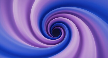 Abstract Purple and Blue Swirling Vortex Background Design Digital Art Spiral Pattern