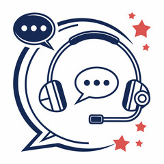 Customer support headset communication service helpdesk assistance