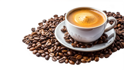 Coffee   on transparent  Background