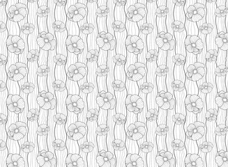 Luxury Royal Blue and Silver Floral Background with Elegant Roses and Ornamental Leaves