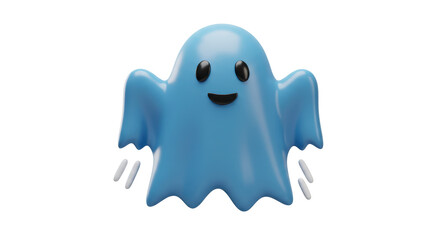 Isolated Cute Ghost