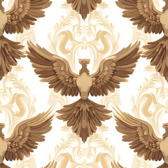 Obraz premium Professional Seamless Vector Pattern with Wide-Angle Centered Composition