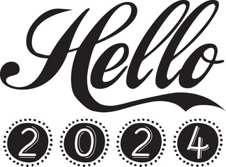 Hello 2024 svg