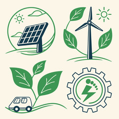 Green energy solutions sustainable technology eco friendly power