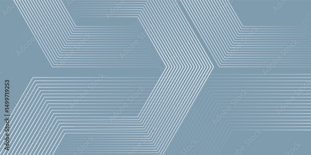 Poster abstract hexagon lines on gray background. geometric stripe line art design modern vector eps10