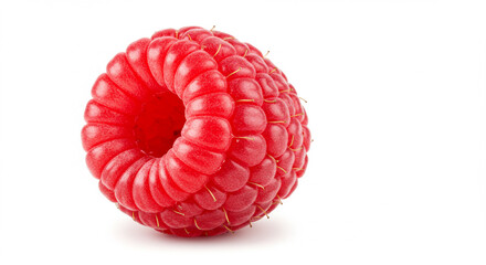 Close-up of Fresh Red Raspberries