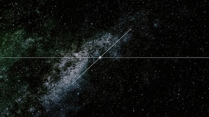 Fototapeta premium Star Constellation Milky Way Night Sky.