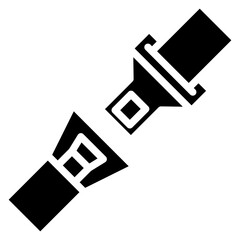 seatbelt vector icon