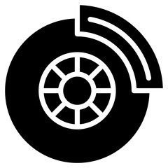Brake Disc vector icon