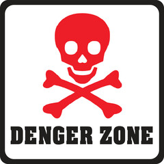 Radiation warning sign Symbal Victore Design