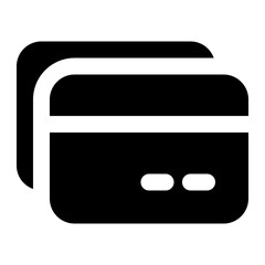 credit card icon for illustration