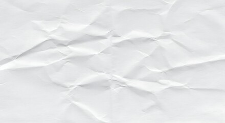 Light Crumpled White Paper