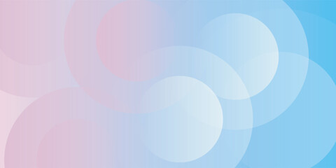 abstract background .blue and pink gradation. circle effect style. modern minimalist.eps 10