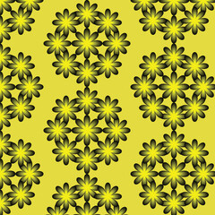 Floral seamless pattern design vector