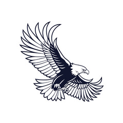 eagle with wings
