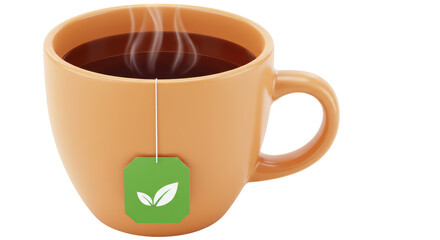 Isolated Cup of Tea