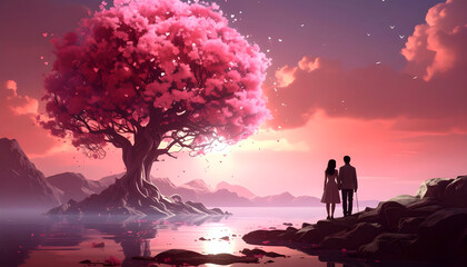 A Valentine's Day background radiates love with hearts and pink hues. Ideal for Valentine's Day themes, it sets a romantic stage. Celebrate Valentine's Day with this heartfelt setting