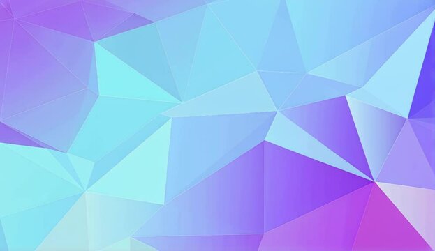 Abstract geometric triangle pattern with colorful polygon shapes, ideal for a modern vector design or crystal mosaic wallpaper