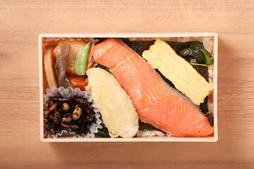 銀鮭塩麹焼き弁当