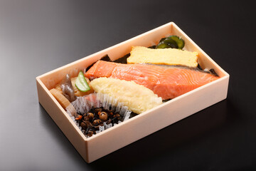 銀鮭塩麹焼き弁当