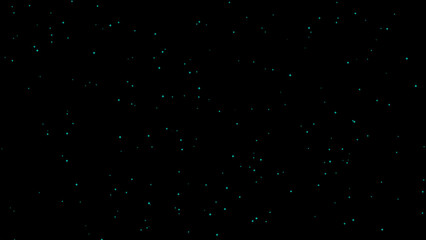 A dark night sky filled with shimmering turquoise stars evoking space galaxies celestial wonders and cosmic beauty for illustrations and designs