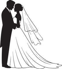Bride and Groom SVG | Wedding Couple Silhouette | Just Married Cut File for Cricut

Mr and Mrs SVG | Wedding Day Design | Bride & Groom Clipart for DIY Signs & Shirts

Wedding Couple SVG | Romantic Br