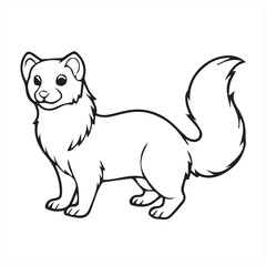 coloring page dog