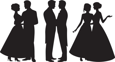 Bride and Groom SVG | Wedding Couple Silhouette | Just Married Cut File for Cricut

Mr and Mrs SVG | Wedding Day Design | Bride & Groom Clipart for DIY Signs & Shirts

Wedding Couple SVG | Romantic Br