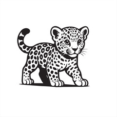 leopard vector illustration