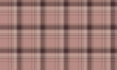 Seamless plaid pattern, pink, brown, classic design that perfectly combines grid lines, suitable for designing clothes, skirts or pants, adding charm to your fashion.