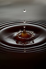 Liquid Drop Impact: Dark Ripples and Crown Splash