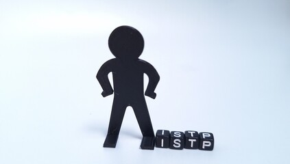 black plastik cubes spelling 