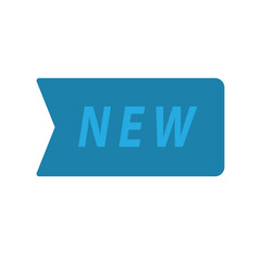 New label icon design template