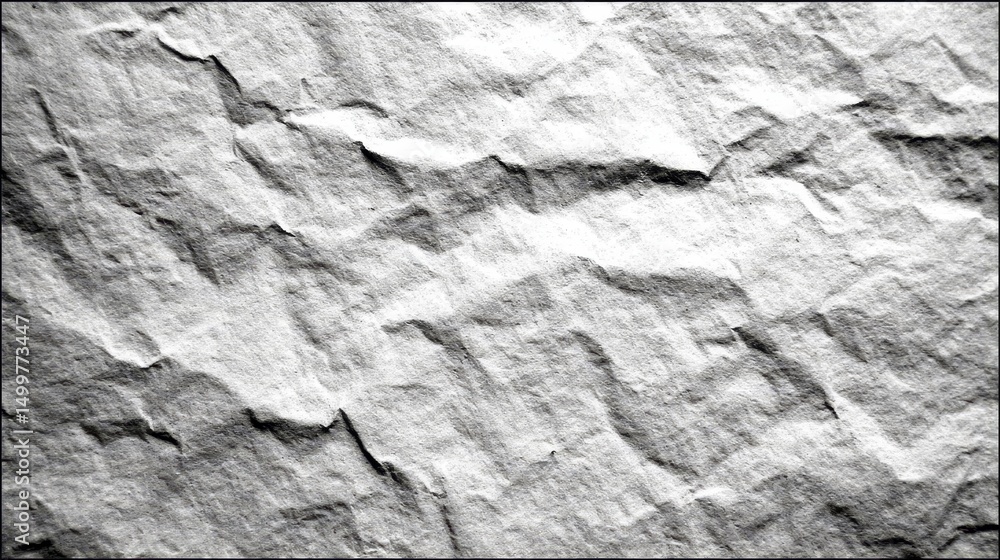 Poster crumpled paper texture background - high resolution of crumpled white paper, ideal for backgrounds a