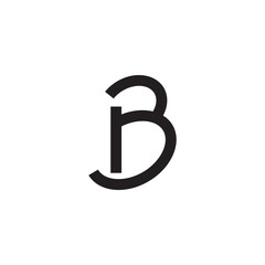 Initial letter B logo icon deisgn template elements.