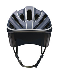 dark gray cycling helmet for robust protection