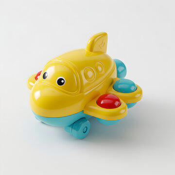 Cute Yellow Airplane Toy