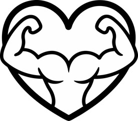 valentine red heart vector icon on white or transparent background