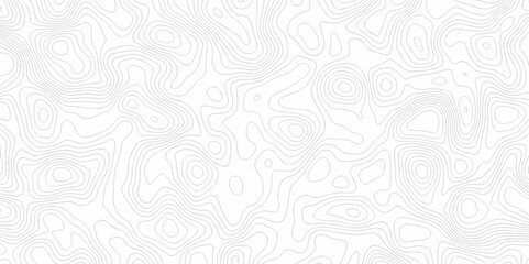 Topographic map. Geographic mountain relief. Abstract lines background. Contour maps. Vector illustration, Topo contour map on white background, Topographic contour lines vector map seamless pattern.