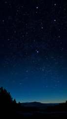 Fototapeta premium shadowy black silhouette with glowing white eyes and a glowing white smile