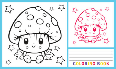 Vector illustration for coloring book or design print. Perfect for learning and honing children's skills easily.