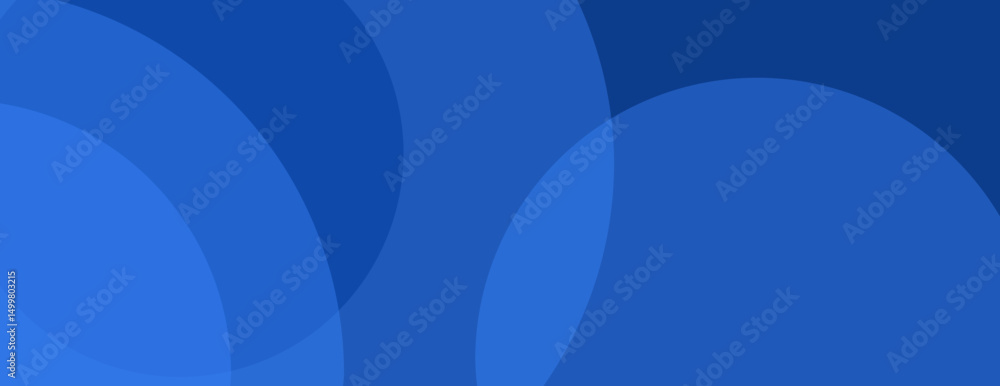 Poster abstract blue background with a smooth, soft gradient wave design