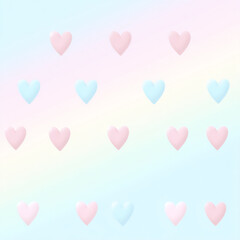 adorable tiny hearts pastel shades seamless.