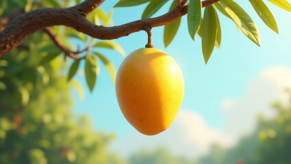 mango on tree